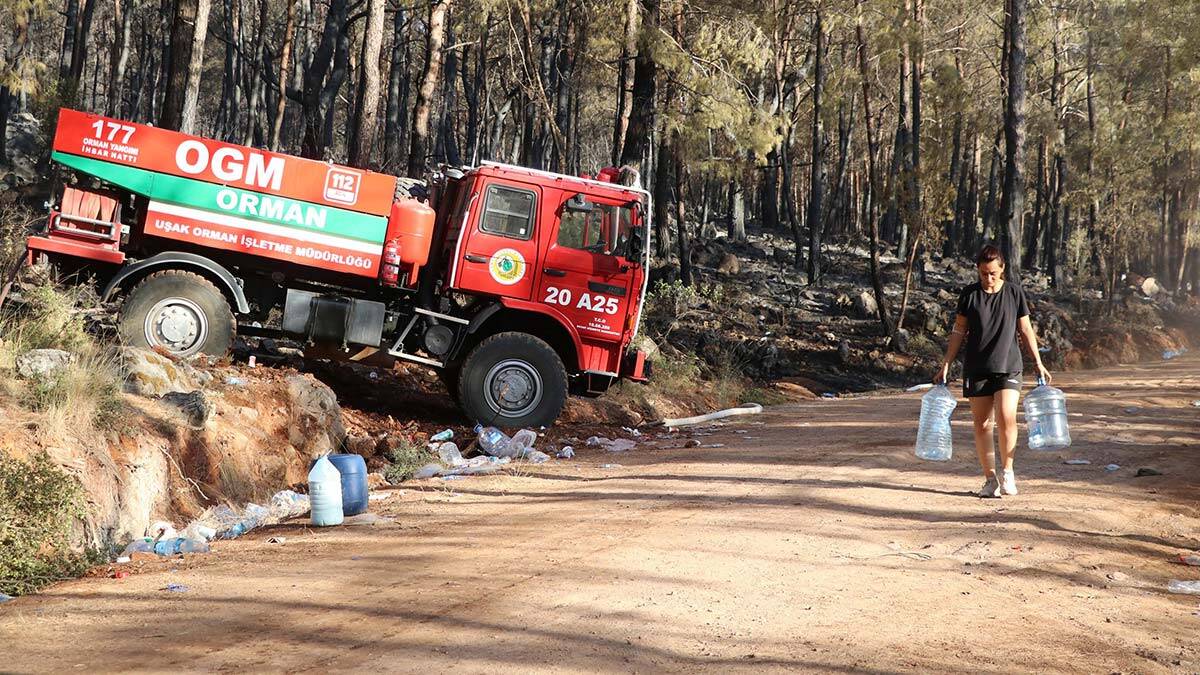 Fethiye'de 5 hektar ormanlık alan zarar gördü