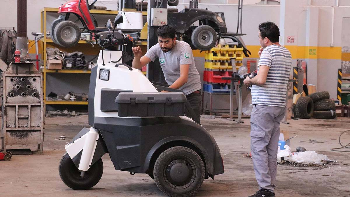 Güvenlik sektörü için elektrikli araç