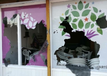 HDP ilçe binasına saldıran şüpheli gözaltında