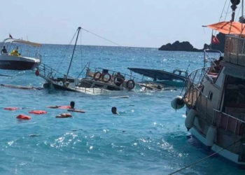 Kaş'ta tekne battı