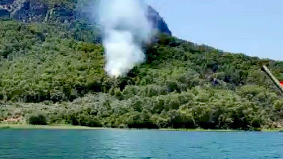 Köyceğiz'de yangında 1 hektar alan zarar gördü