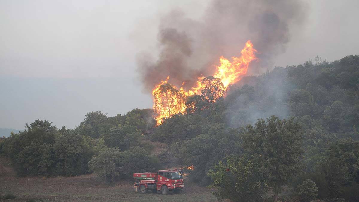 Manisa'daki yangında sabotaj şüphesi
