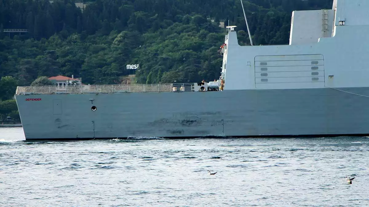Rusya i̇ngiltere arası gerilime neden olan i̇ngiliz savaş gemisi karadeniz'den ayrıldı