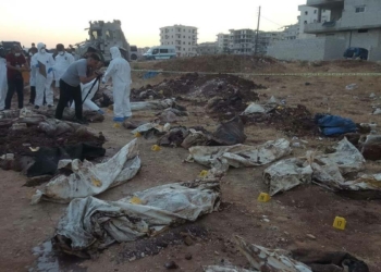 Suriye'de toplu mezarlarda çalışma tamamlandı