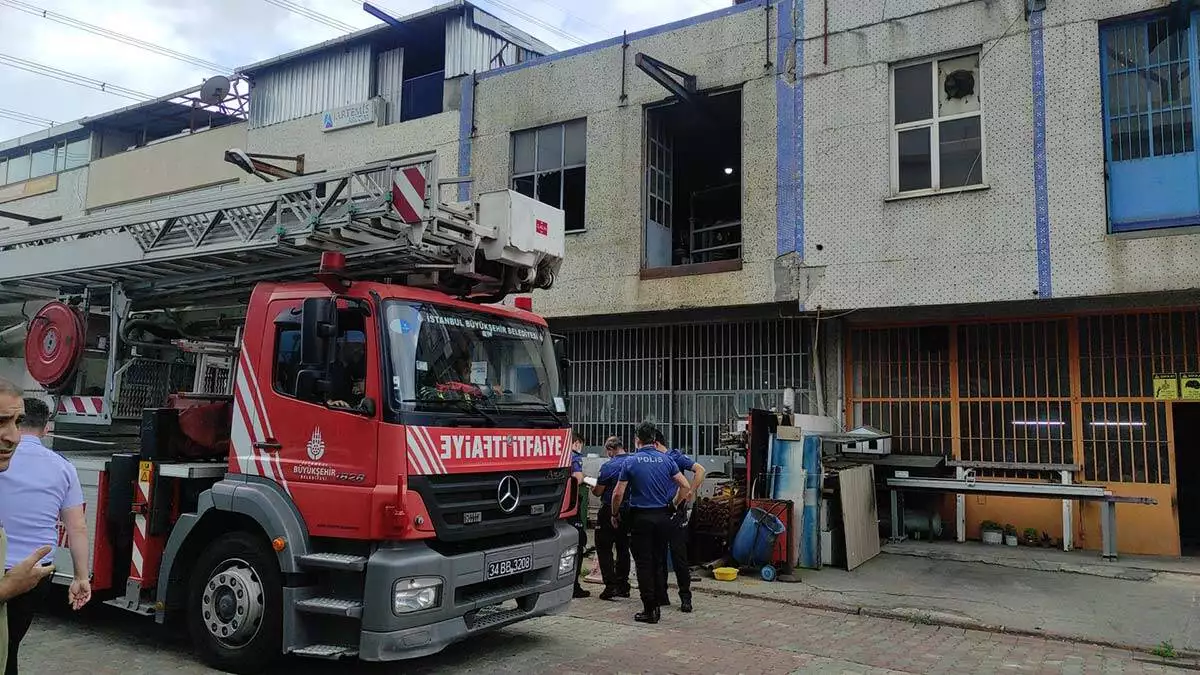 Başakşehir'de sanayiciler sitesi'nde patlama