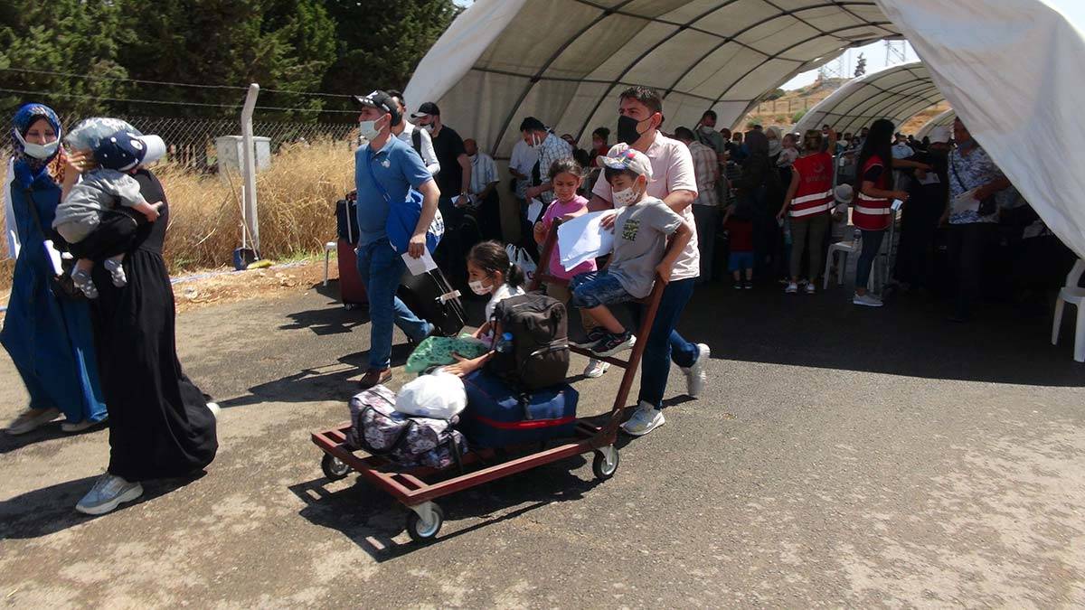 21 bin 500 Suriyeli Sınır Kapısı'ndan geçiş yaptı