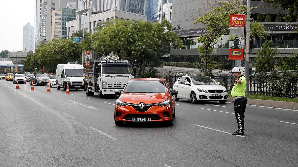 Bayram öncesi drone destekli trafik denetimi