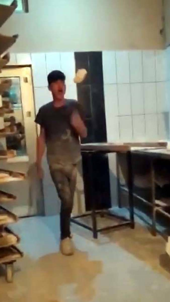 Hamurla top gibi oynanan fırının işletmecisi: İşe almadık