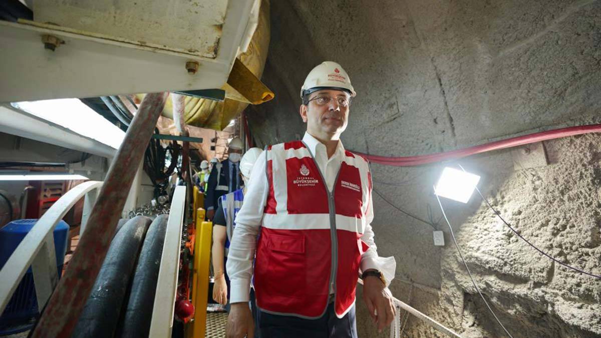 İmamoğlu Kaynarca-Pendik-Tuzla metro hattı töreninde