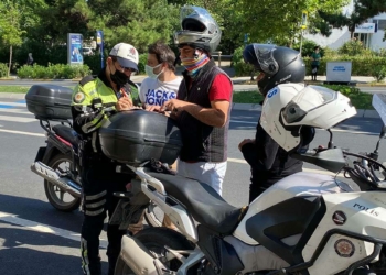 İstanbul'da motosikletlere denetim