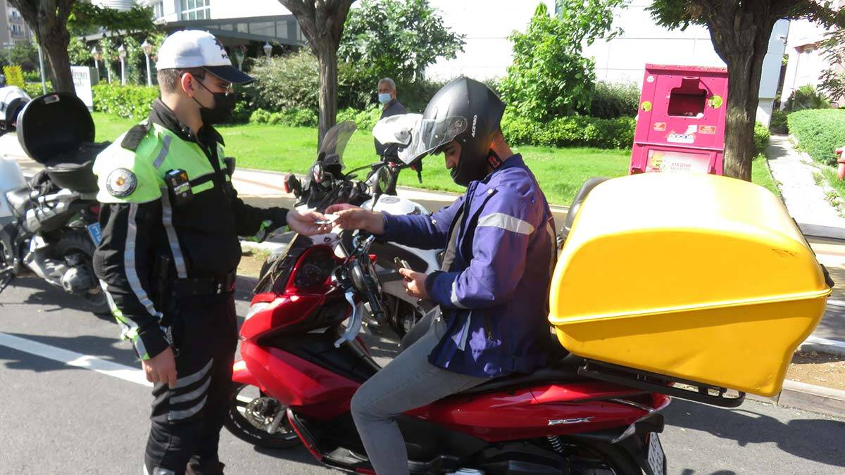 İstanbul'da motosikletlere denetim