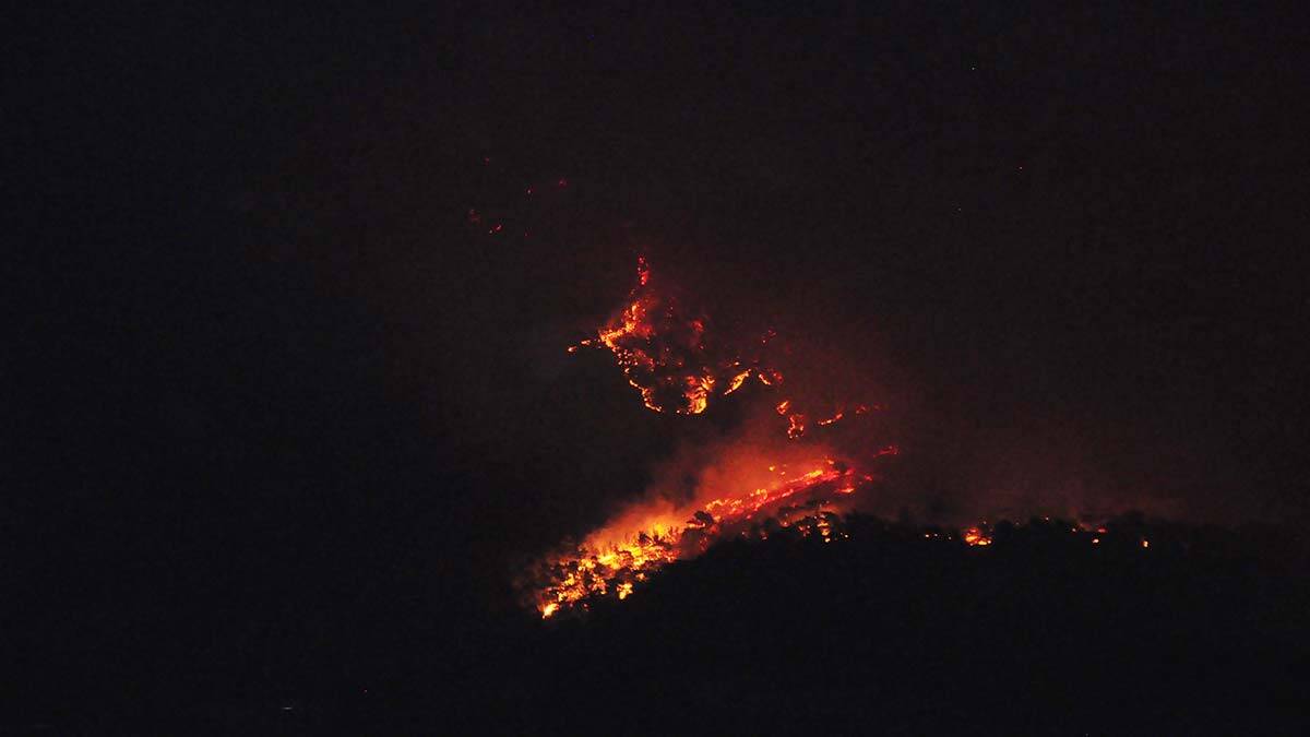 Manavgat'taki büyük yangında 2'nci gün