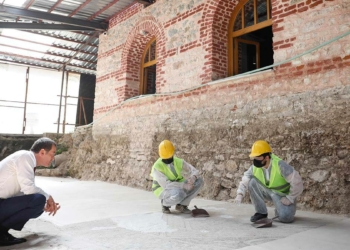Tarihi mozaiklerin restorasyonu başladı