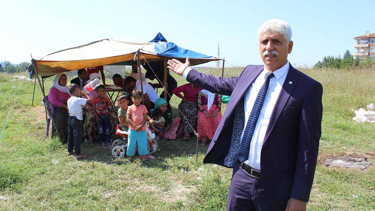 Güzel Parti'nin ilçe başkanlığı çadırda kuruldu