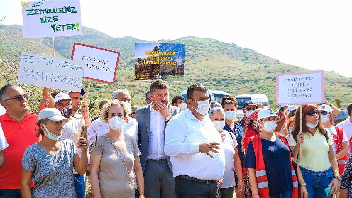 Seferihisar'da JES için ağaç kesimi tepkisi