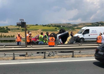 TEM Otoyolu'nda zincirleme kaza
