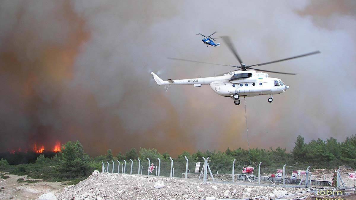 Yangın söndürme havuzu ormanlara can suyu oldu