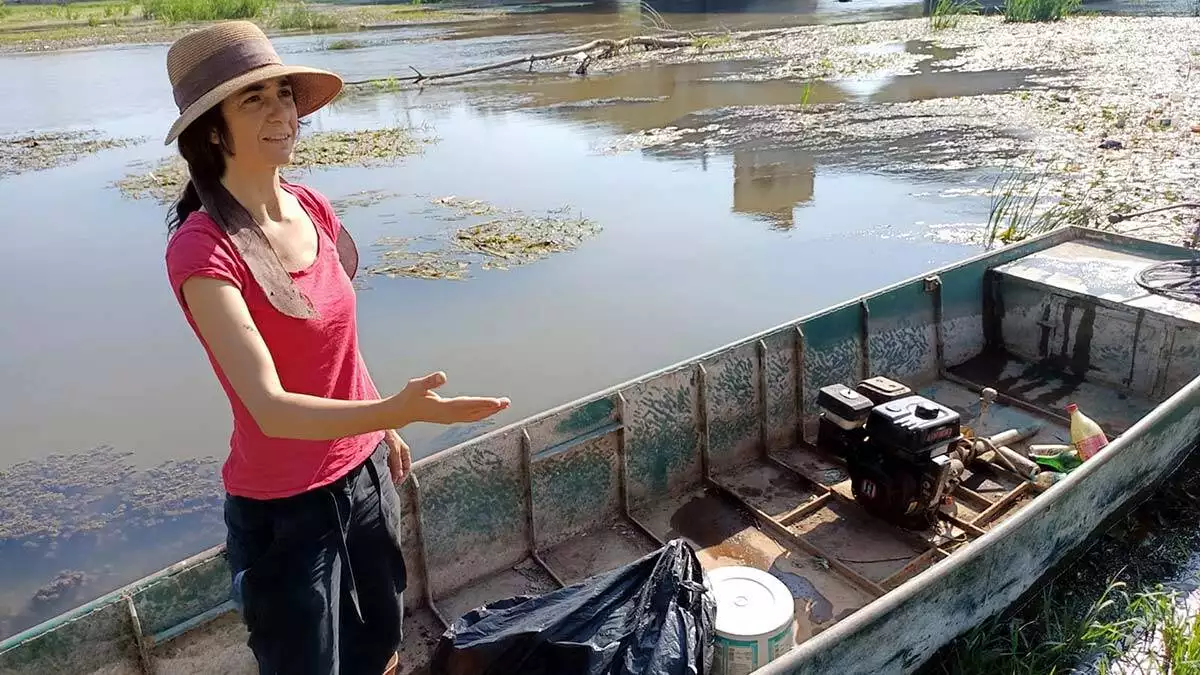 Tunca nehri ve çevresinde çevreciler temizlik yaptı