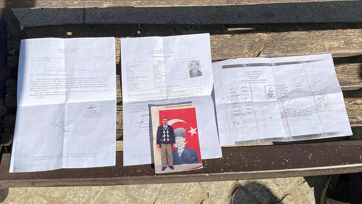 Firar ettiği askerlikten dolayı Vatansız belgesi verildi