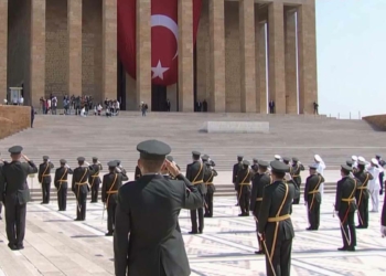 Anıtkabir'de 30 Ağustos töreni düzenlendi