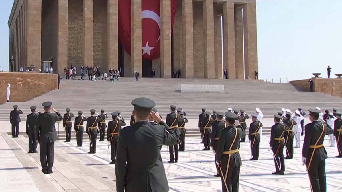 Anıtkabir'de 30 Ağustos töreni düzenlendi