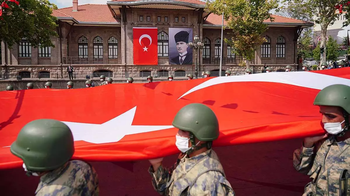 Ankarada 30 agustos kortej yuruyusu 3 - yerel haberler - haberton