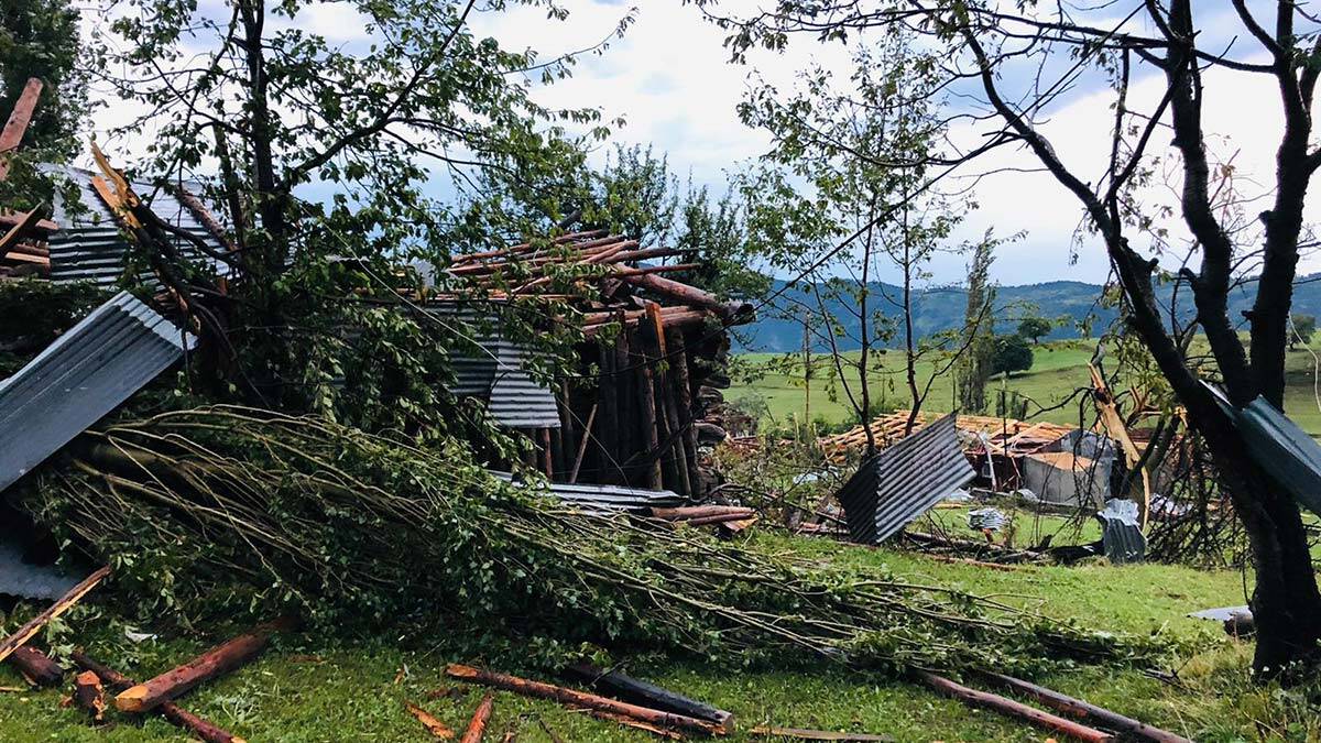 Artvin'de hortum ve fırtına hasarı ortaya çıktı