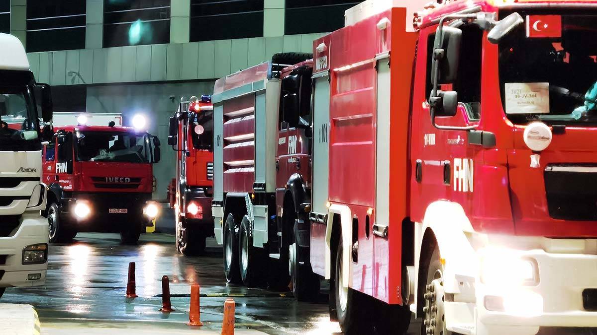 Azerbaycan'dan Türkiye'ye itfaiye desteği