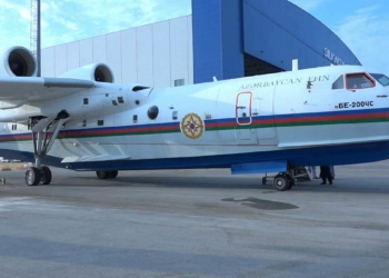 Azerbaycan’dan anfibi yangın söndürme uçağı
