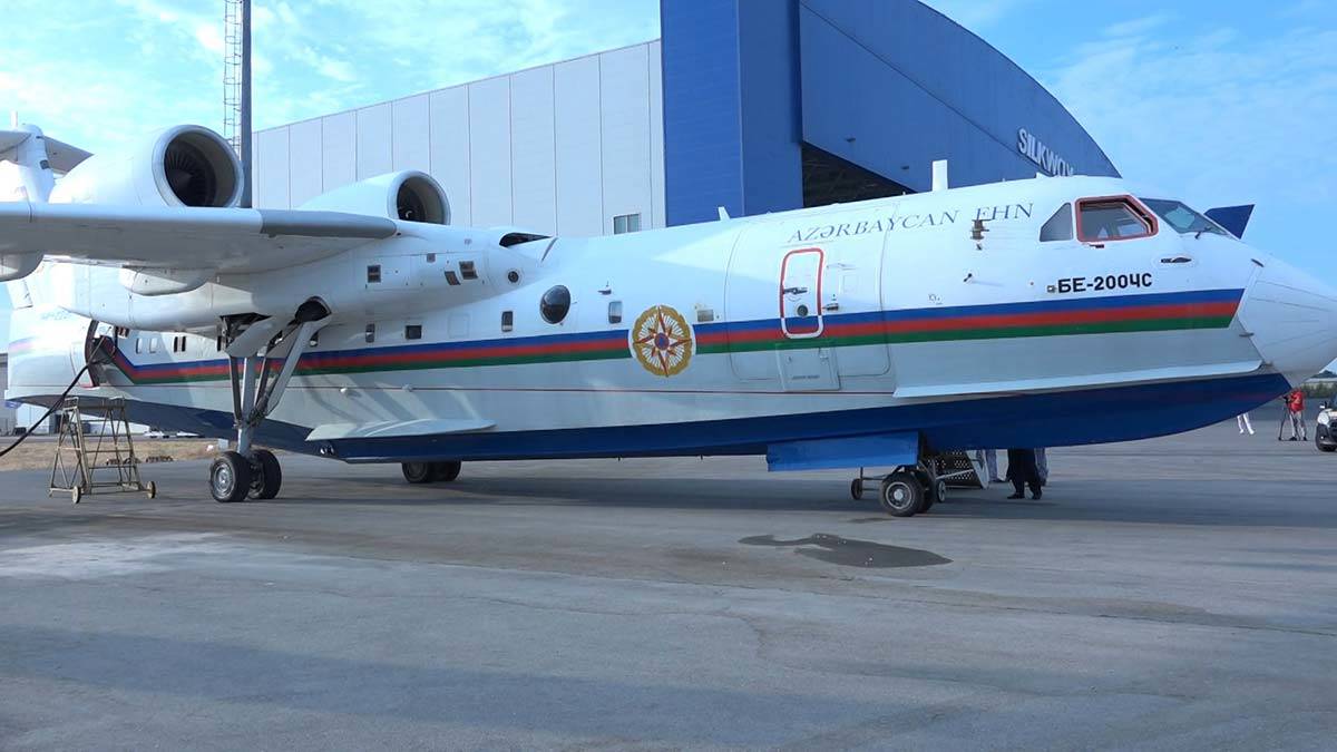 Azerbaycan’dan anfibi yangın söndürme uçağı