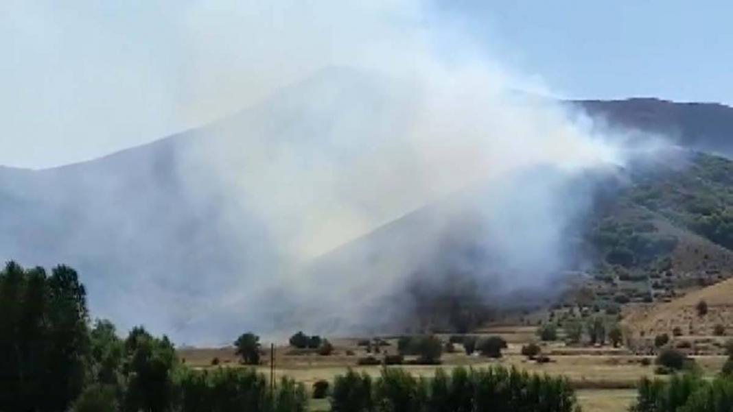 Bitlis'te 2 ayrı noktada örtü yangını çıktı
