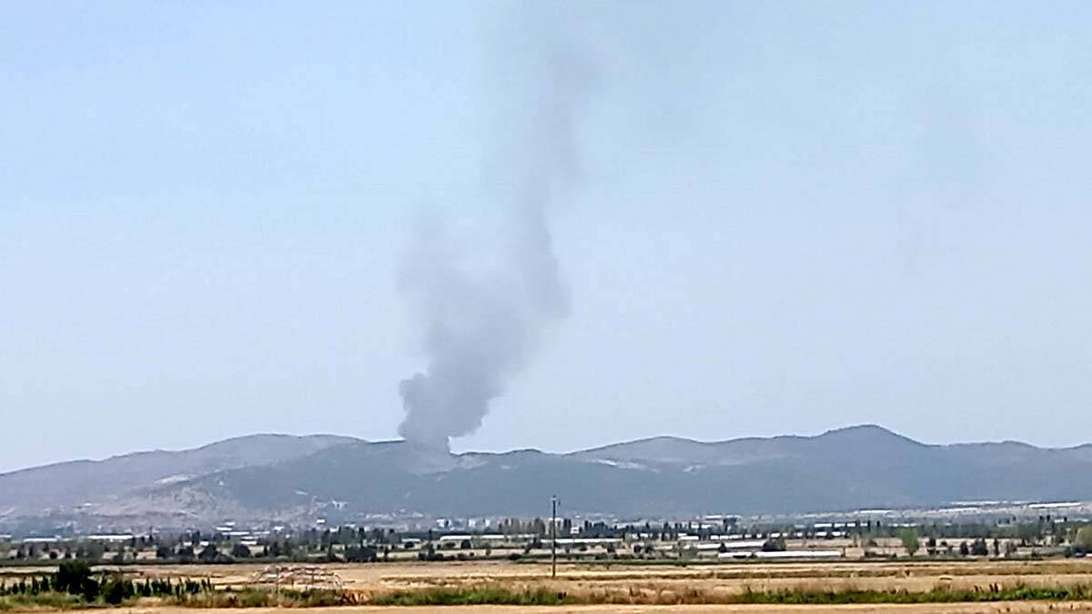 Burdur'da orman yangını çıktı