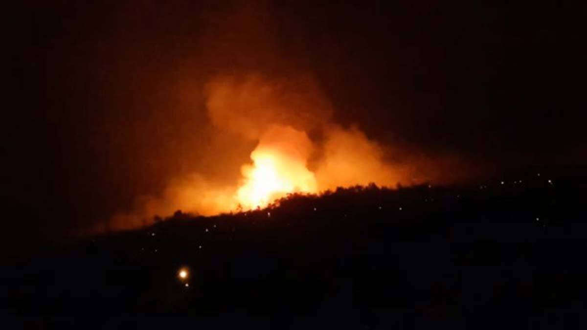 Çine’de orman yangını