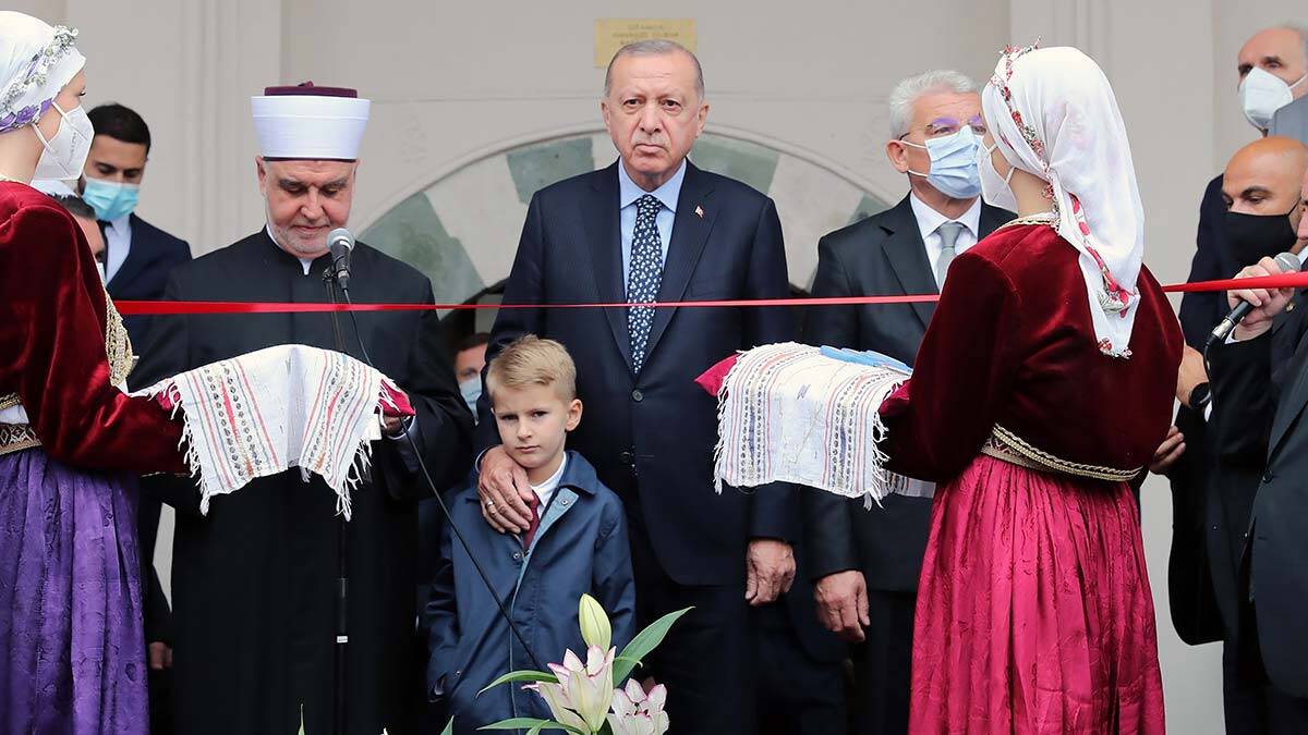 Erdoğan Başçarşı Camisi'nin açılışını gerçekleştirdi