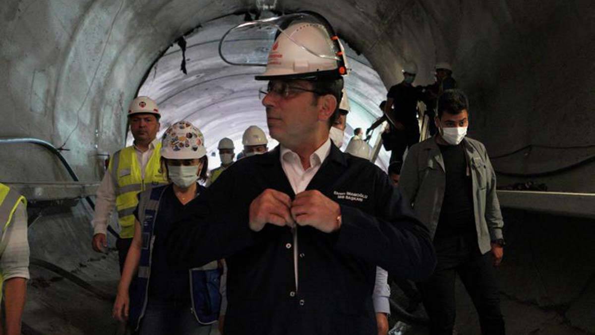 İmamoğlu şantiye alanından incelemelerde bulundu