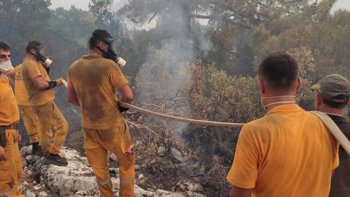 Isparta'daki yangın 5'inci gününde