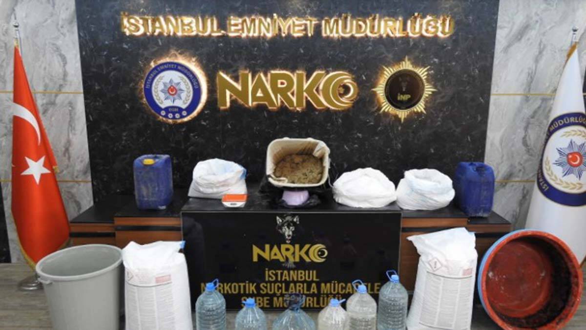 İstanbul'da operasyon: 46 kg uyuşturucu ele geçirildi
