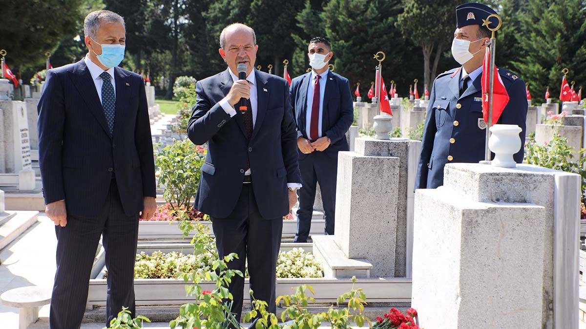 KKTC Cumhurbaşkanı Tatar’dan Kıbrıs Şehidine ziyaret