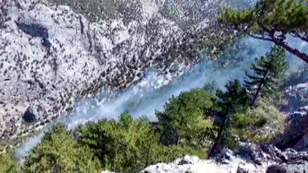 Kahramanmaraş'ta yangın söndürme uçağı düştü