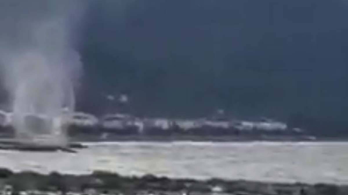 Kastamonu Cide'deki hortum kamerada