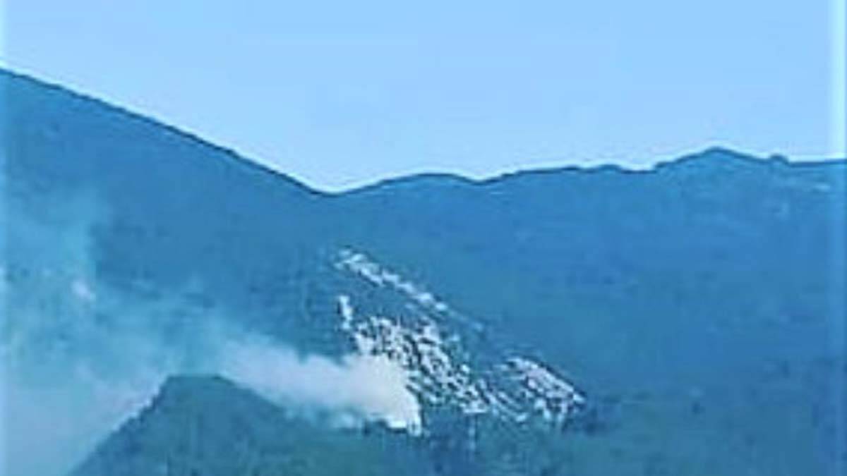 Kazdağları'nda orman yangını çıktı