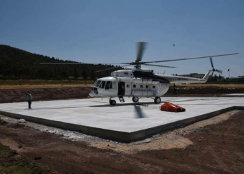 Kiralanan helikopter Eskişehir’de konuşlandırıldı
