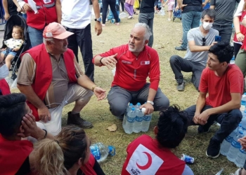 Kızılay sel bölgesinde psikososyal destek veriyor