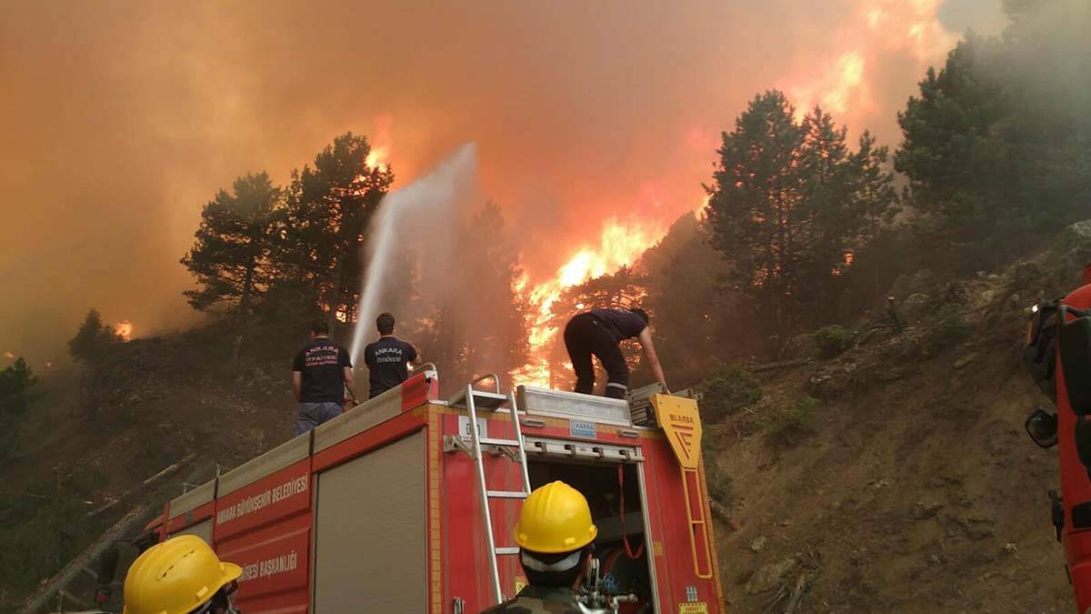 Köyceğiz'deki yangın 9'uncu gününde_