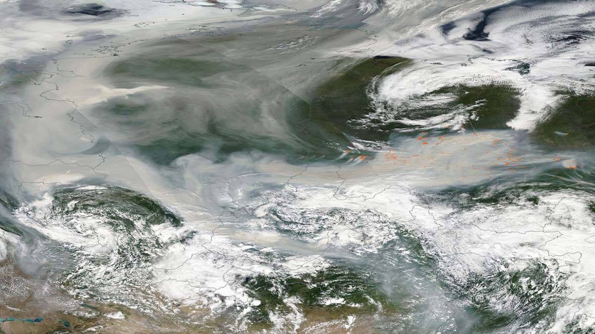 Kuzey Kutbu'nda ilk kez orman yangını dumanı