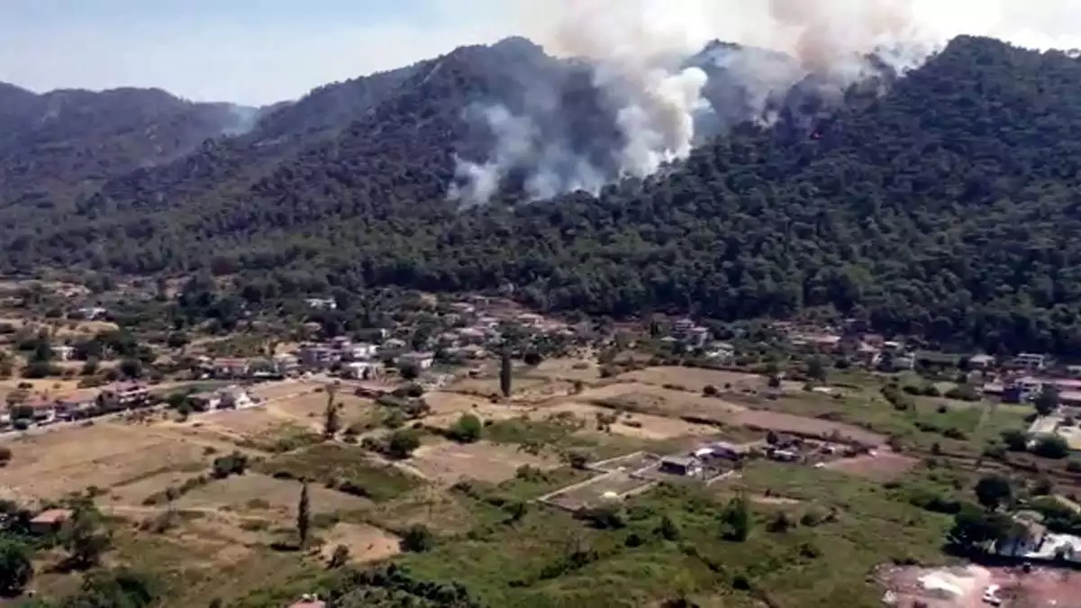 Marmaris yangini 8inci gununde devam ediyor 2 - öne çıkan - haberton