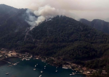 Marmaris'te yangının 9'uncu günü