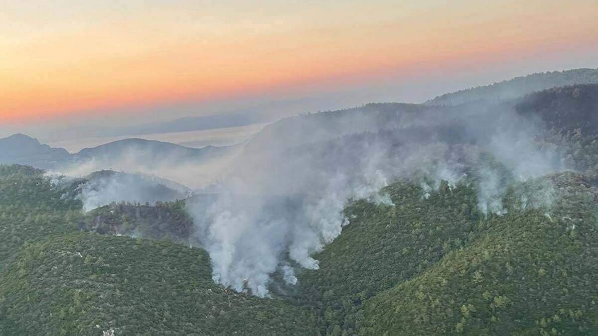 Milas'ta yangın 9'uncu günde devam ediyor