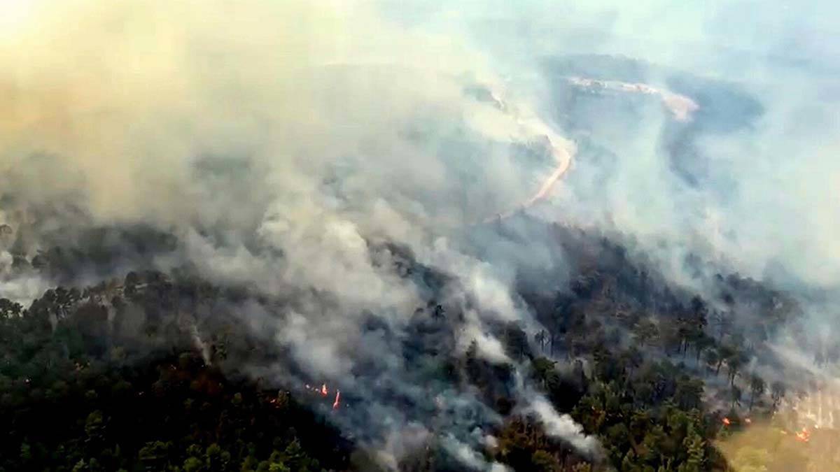 Muğla Kavaklıdere'deki yangında 3'üncü gün