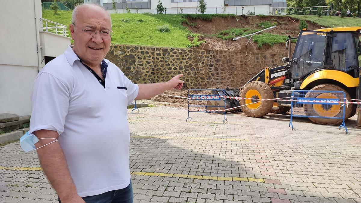Ordu'da sel ve heyelan sonrası hasar tespiti